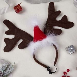 1pc Christmas Hat Decor Pet Headband